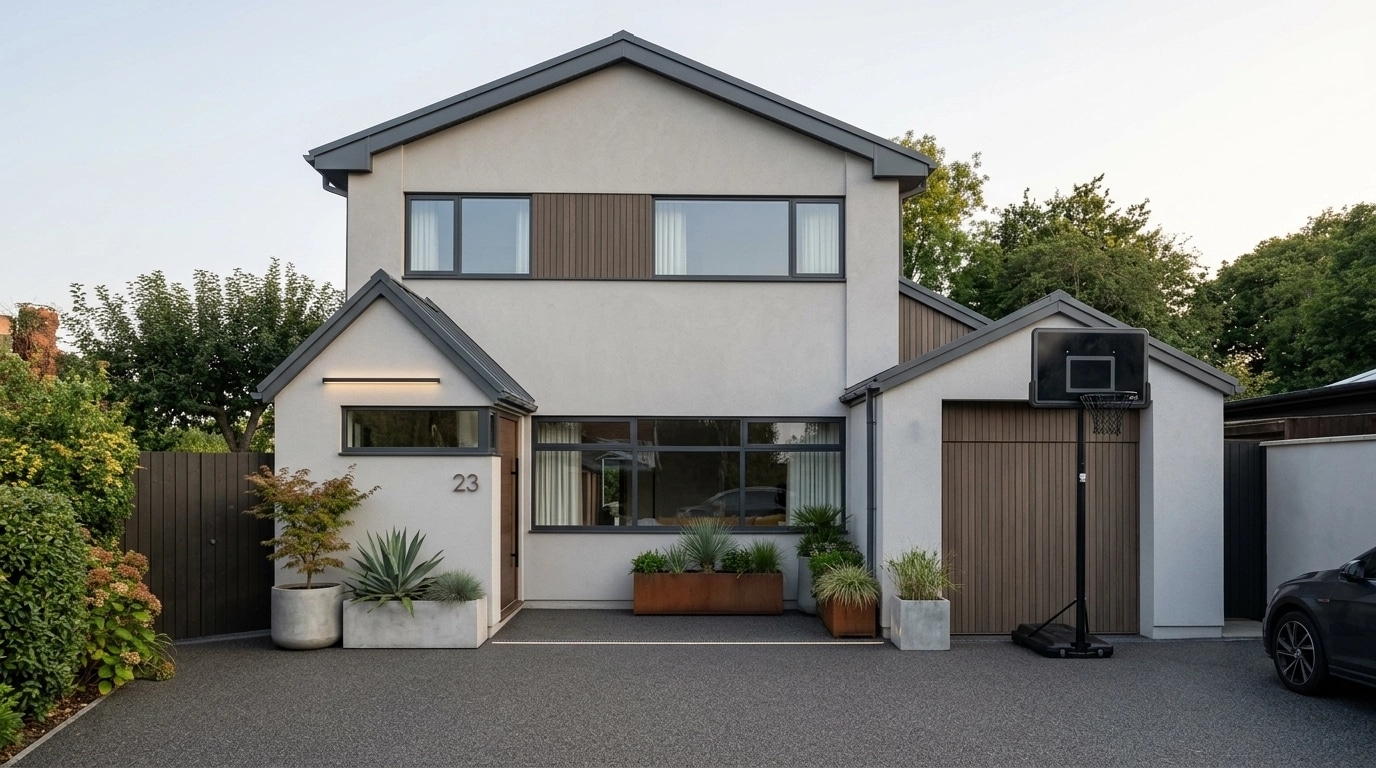 Minimalist Facade Facade design — facade photo by GenRoom AI