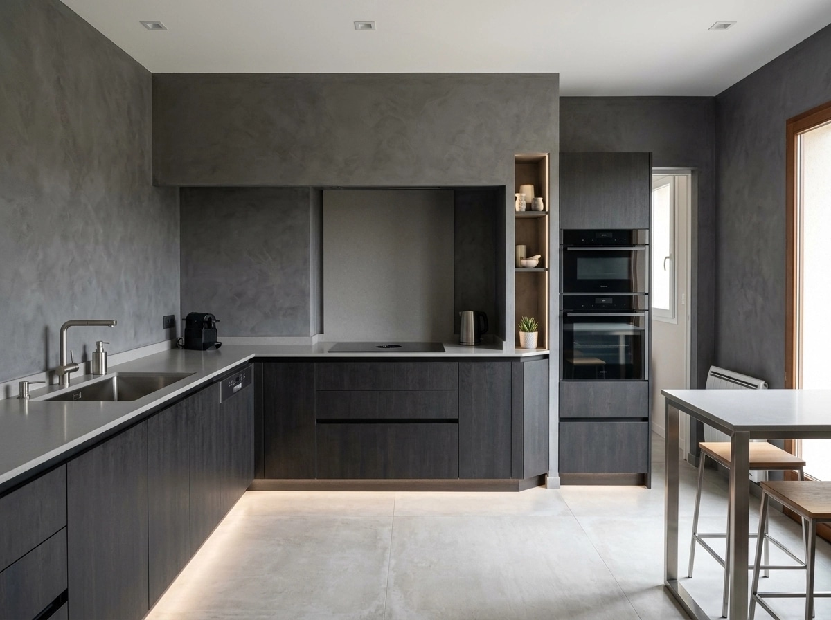 Minimalism Dapur design — interior photo by GenRoom AI