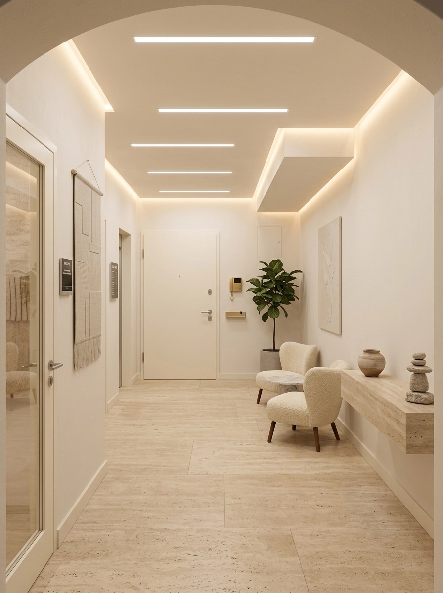 Interior design in Minimalism style — lobby by GenRoom AI