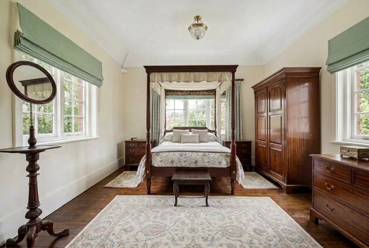 Interior design in British style — Bedroom by GenRoom AI