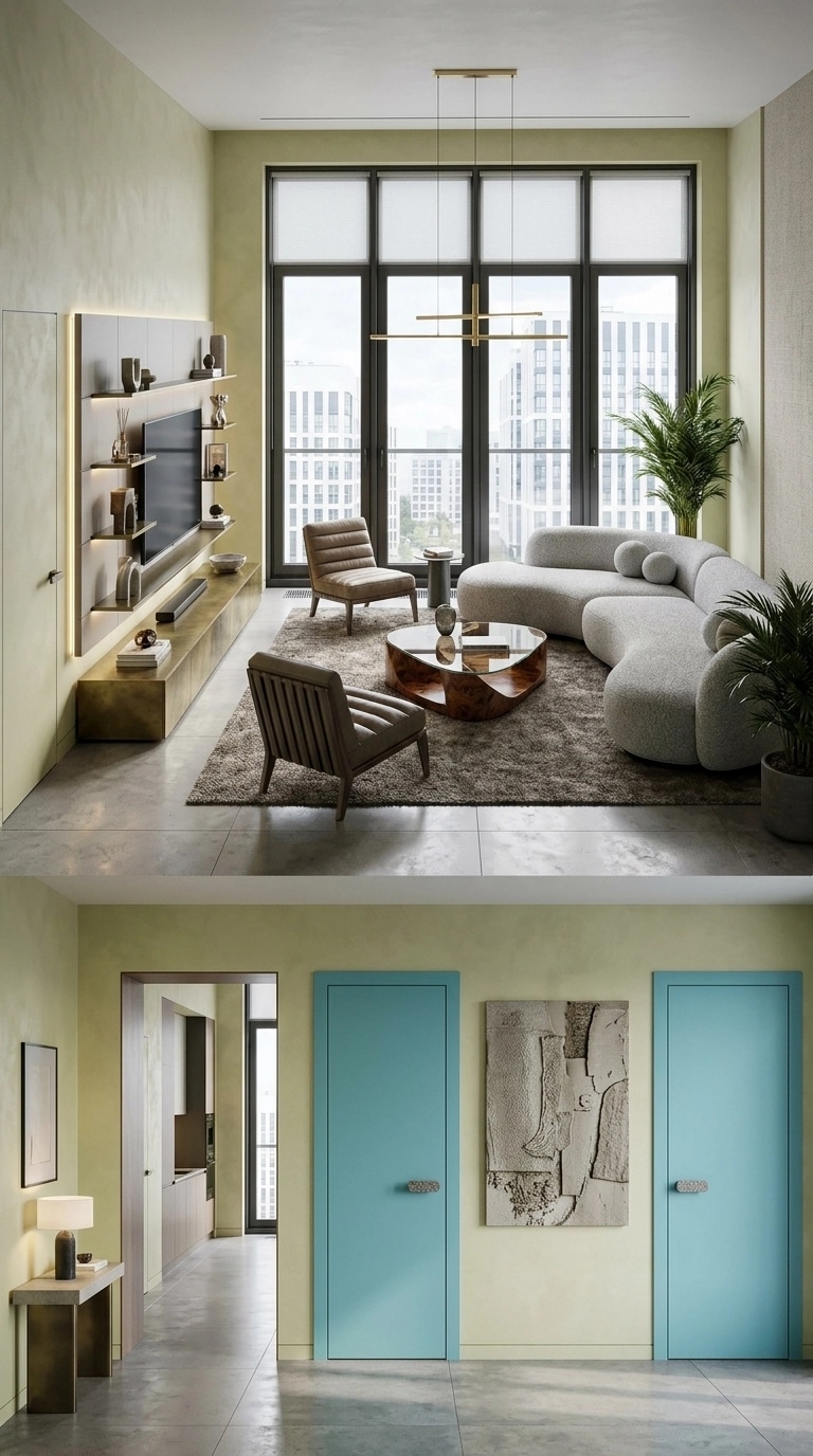 Interior design in Contemporary style — Living Room by GenRoom AI