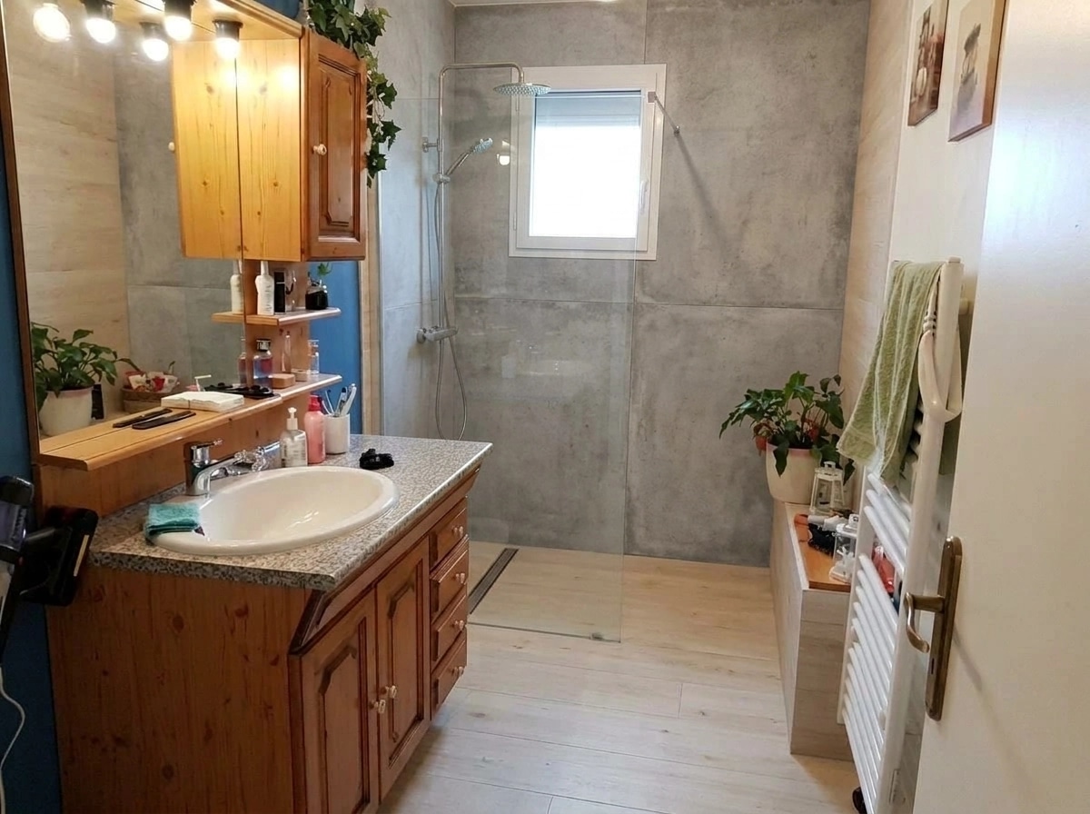 Bathroom interior in no_style style — photo by GenRoom AI