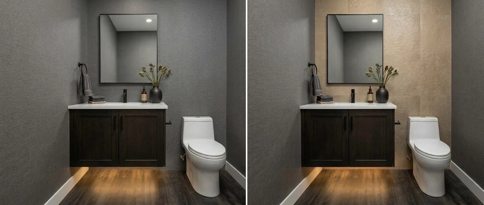 Bathroom interior in Contemporary style — photo by GenRoom AI