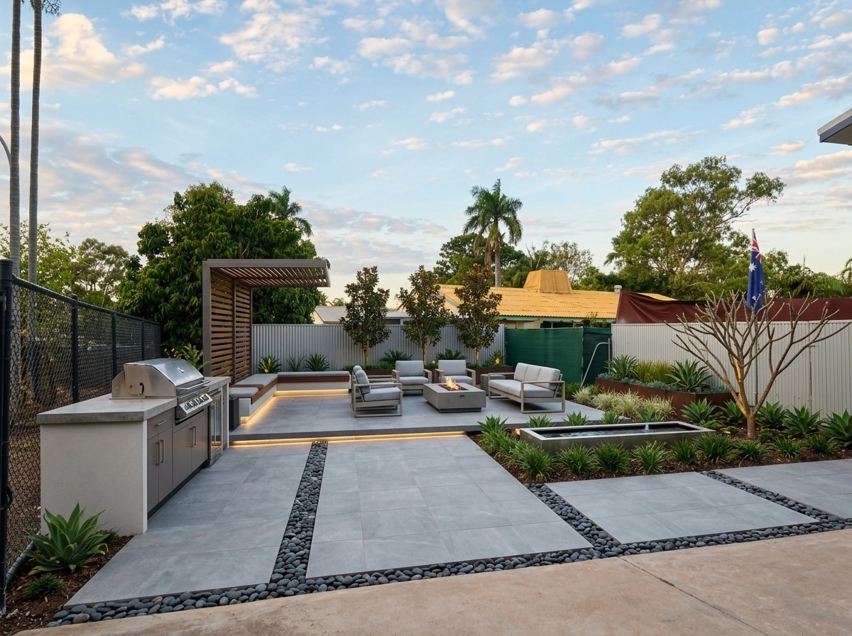 Contemporary Yard Yard design — yard photo by GenRoom AI