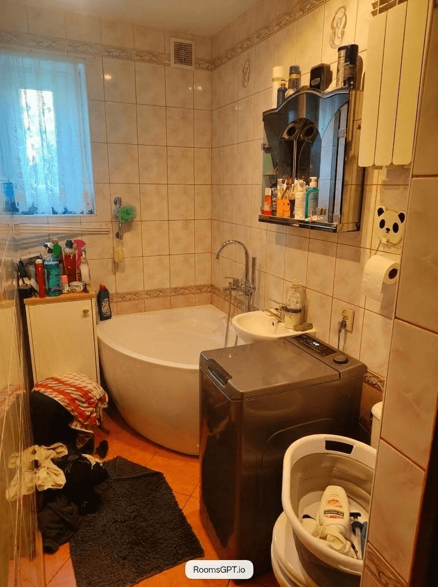 Bathroom interior in no_style style — photo by GenRoom AI