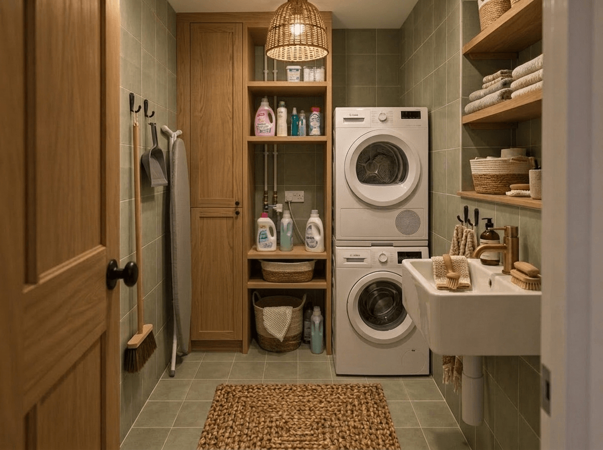 Interior design in Bohemian style — Bathroom by GenRoom AI