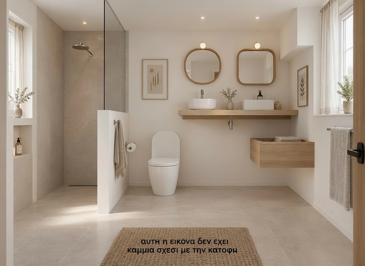 Interior design in Scandinavian style — Bathroom by GenRoom AI