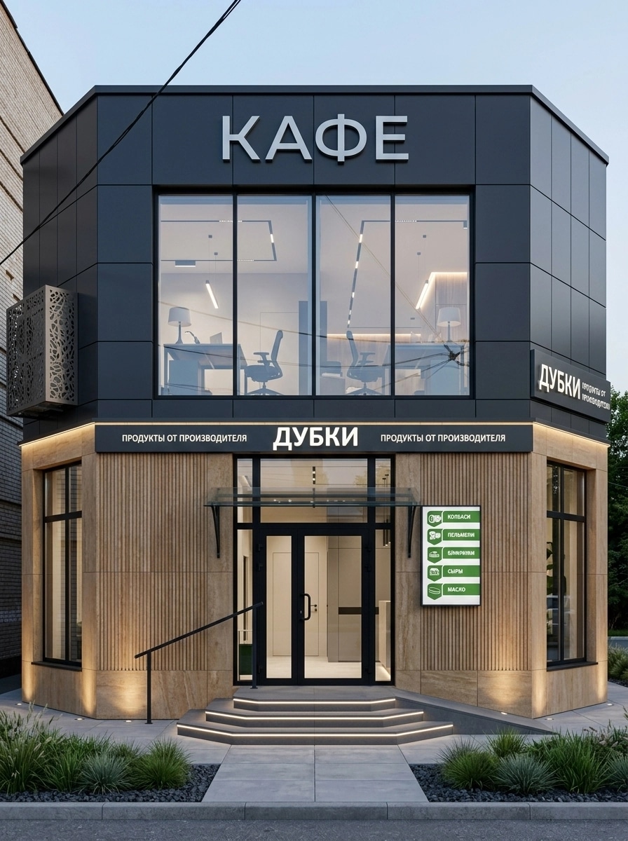 Contemporary Facade Facade design — facade photo by GenRoom AI