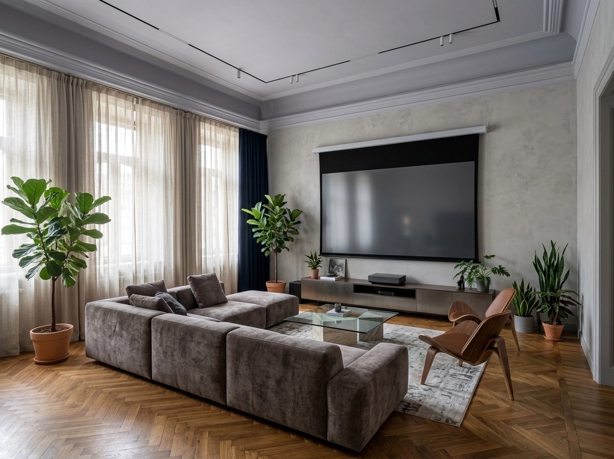 Interior design in Contemporary style — Living Room by GenRoom AI