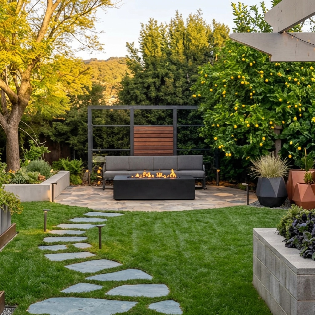 Contemporary Yard Yard design — yard photo by GenRoom AI