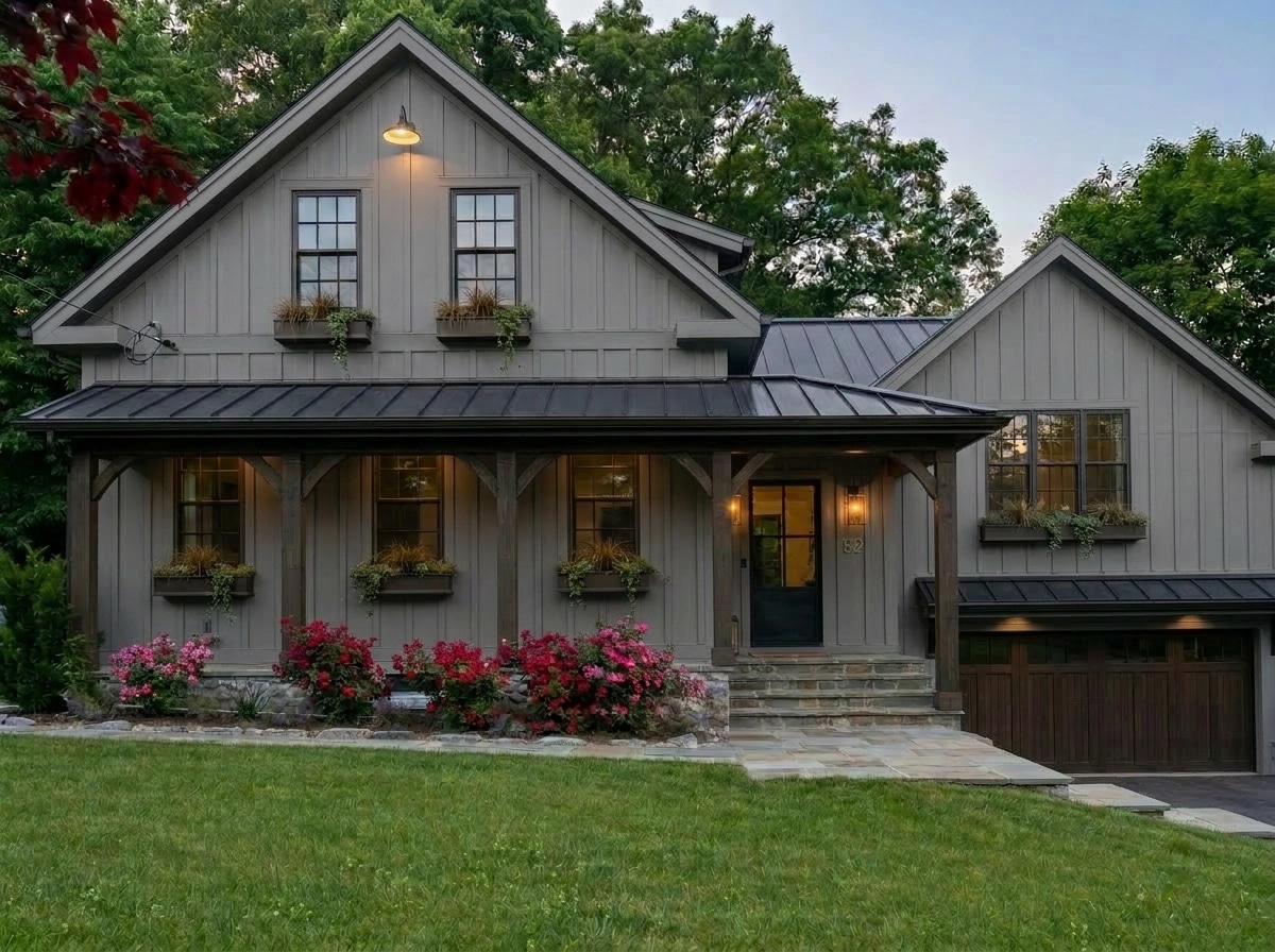Facade design in Barnhouse Facade style — Facade by GenRoom AI