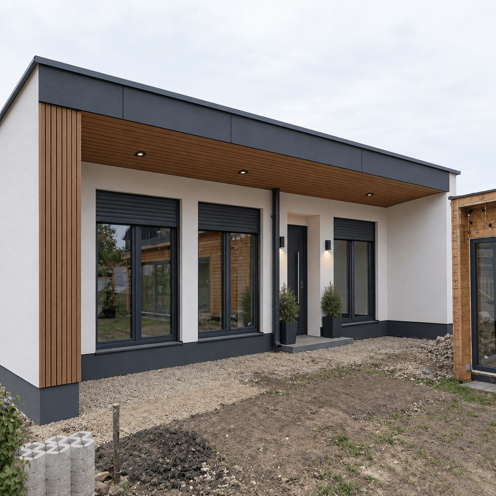 Contemporary Facade Facade design — facade photo by GenRoom AI