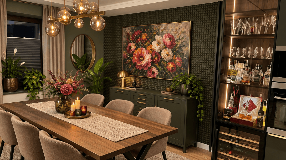 Interior design in Contemporary style — dining_room by GenRoom AI