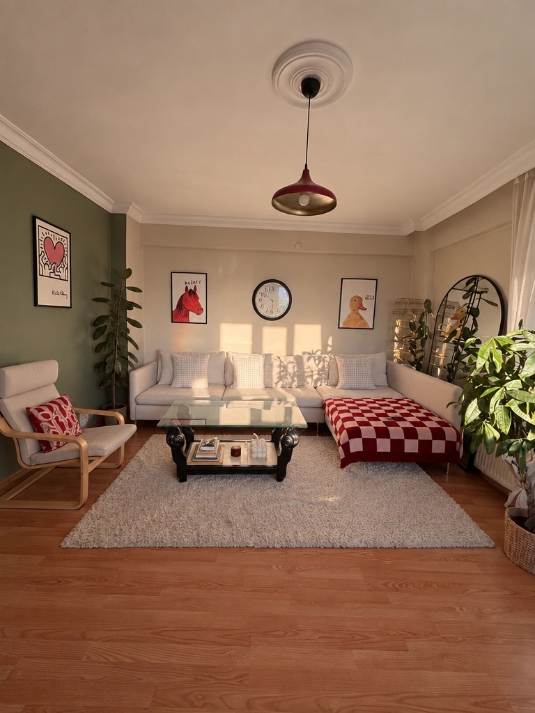 Interior design in Scandinavian style — Living Room by GenRoom AI