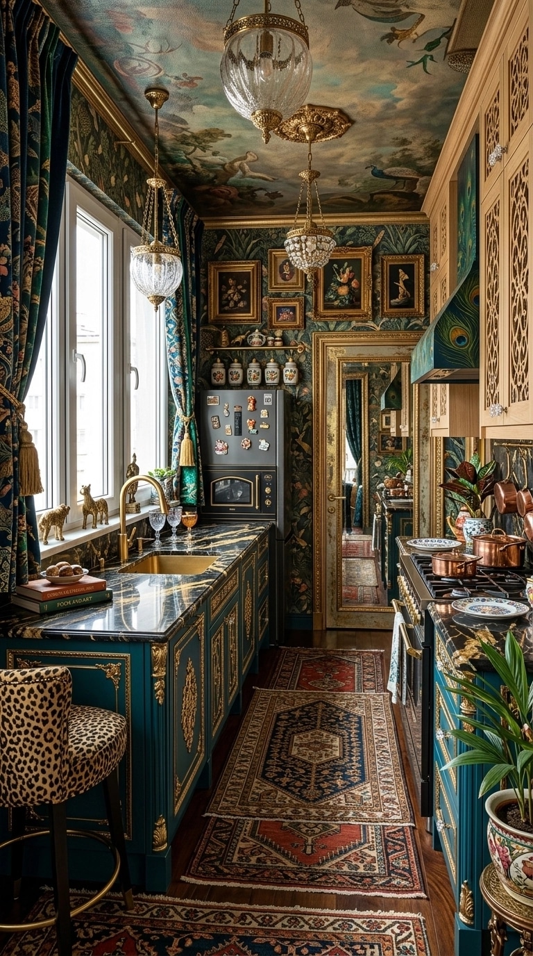 Maximalist Kitchen design — interior photo by GenRoom AI