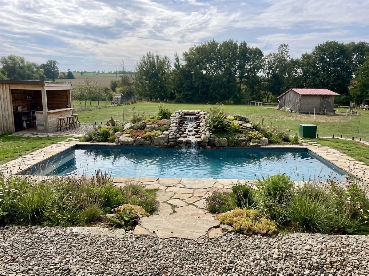 Yard design in no_style style — photo by GenRoom AI