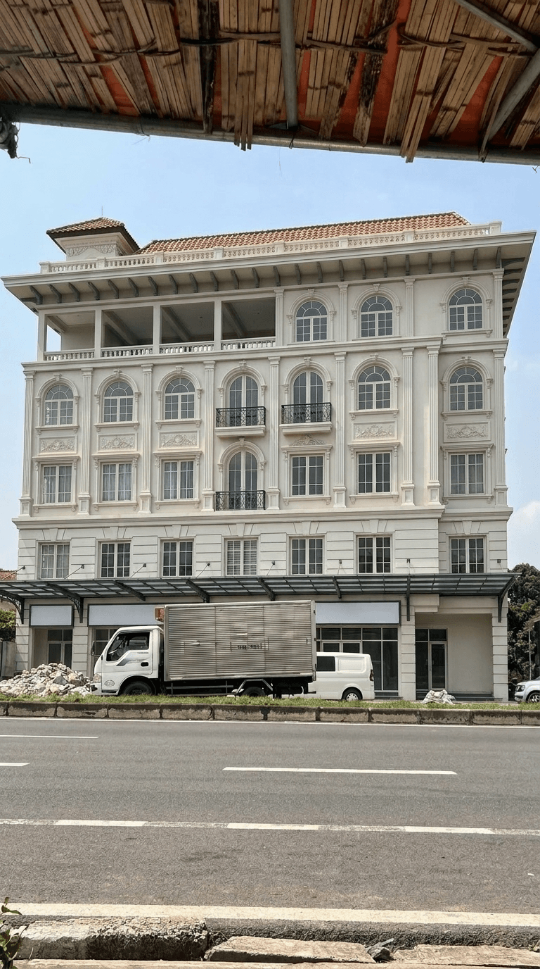 Facade design in no_style style — photo by GenRoom AI