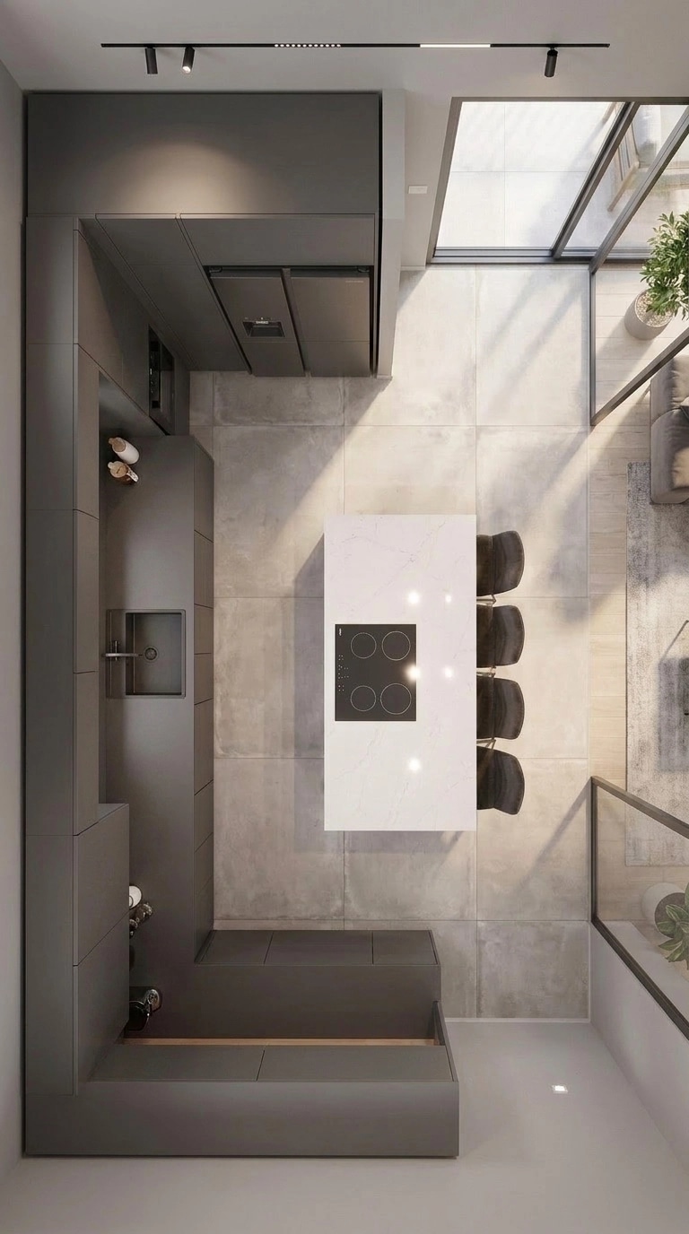 Interior design in Contemporary style — Living Room by GenRoom AI