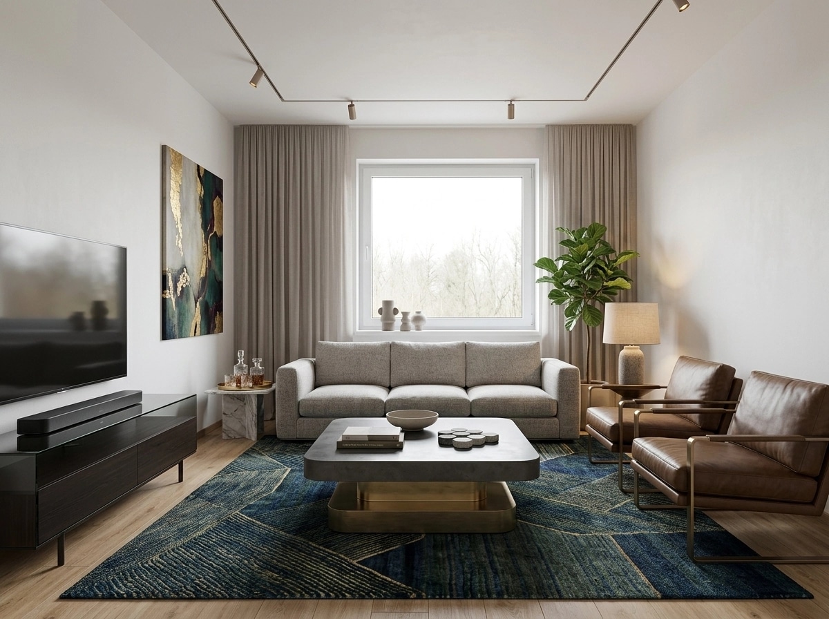 Interior design in Contemporary style — Living Room by GenRoom AI