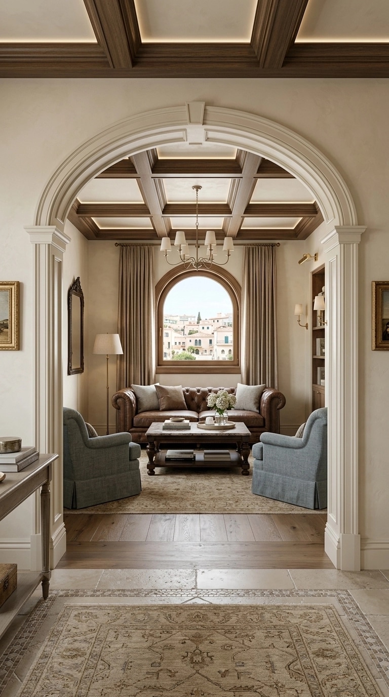 Transitional Living Room design — interior photo by GenRoom AI