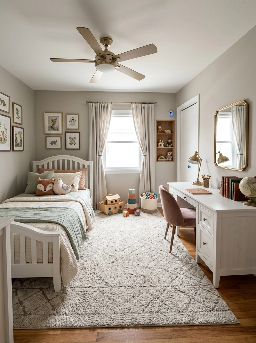 Interior design in Transitional style — Kids Room by GenRoom AI