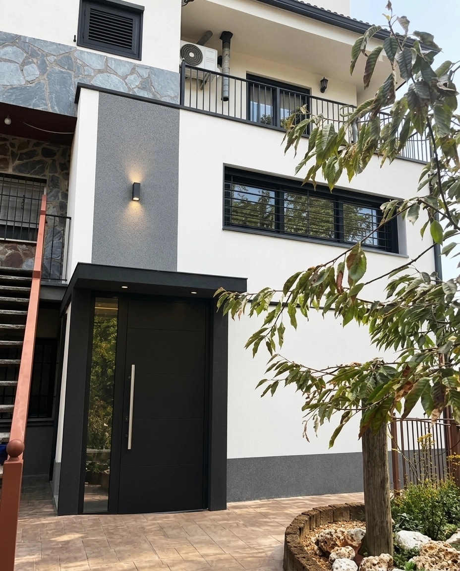 Hi-Tech Facade Cephe design — facade photo by GenRoom AI
