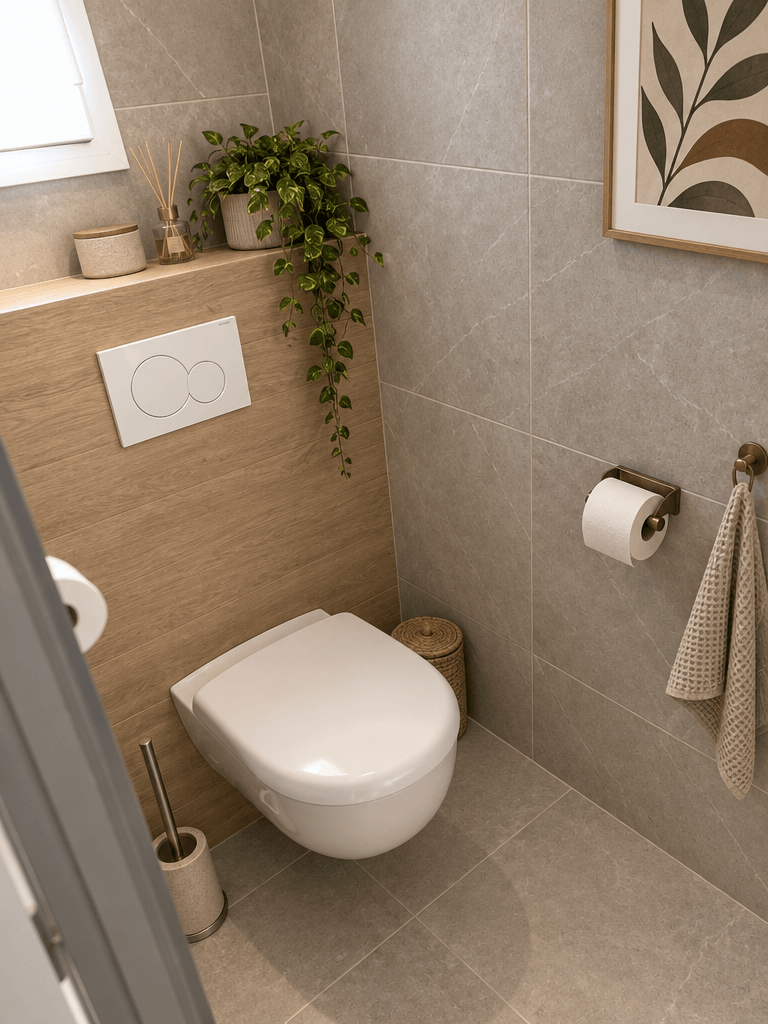 Contemporary Bathroom design — interior photo by GenRoom AI