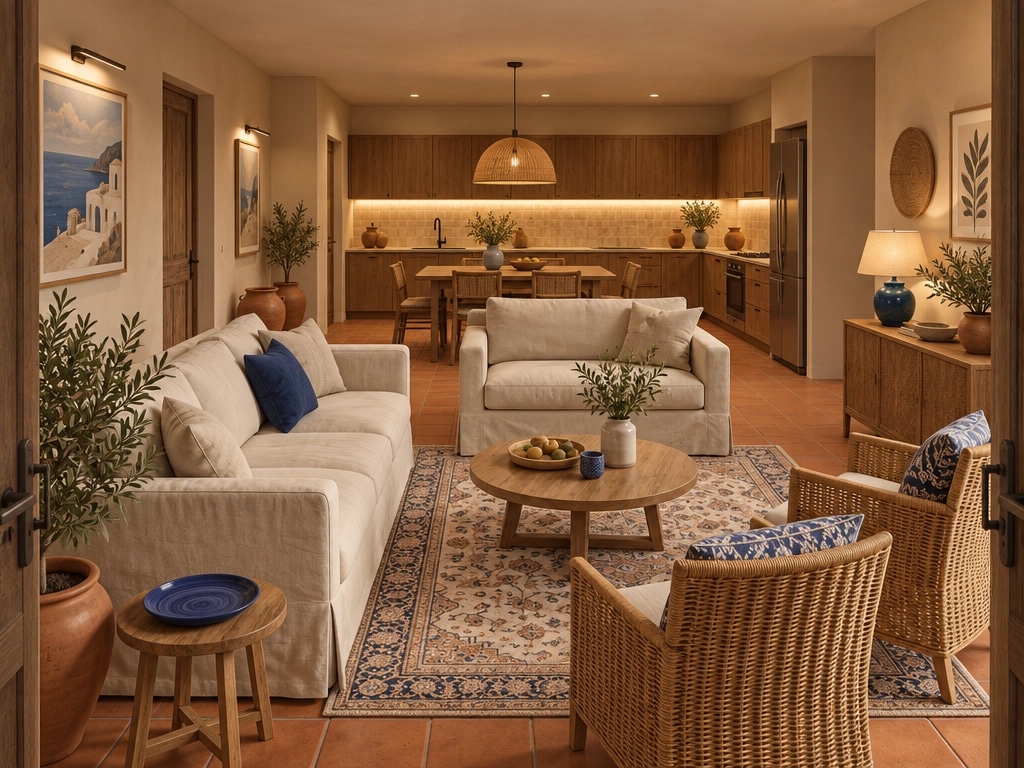 Mediterranean Kitchen design — interior photo by GenRoom AI