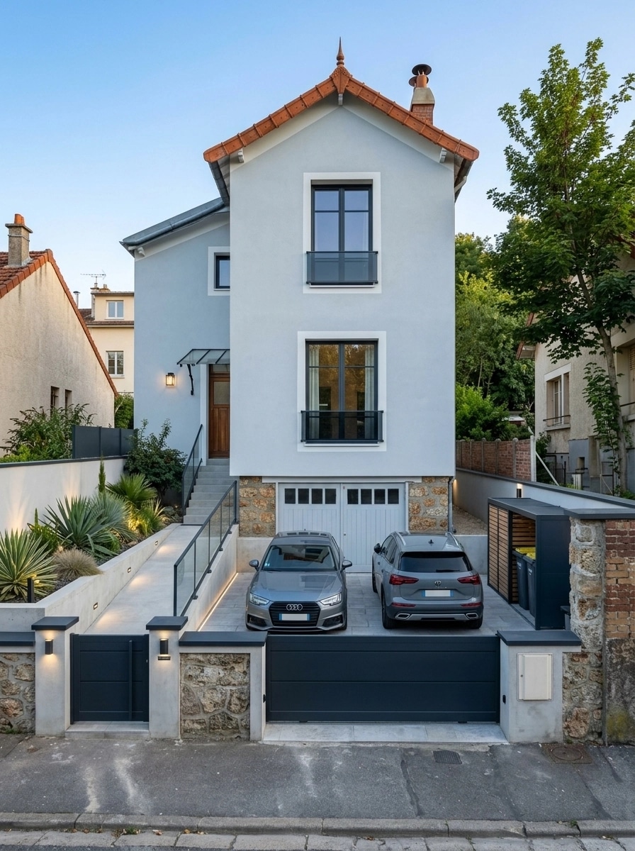Contemporary Facade Facade design — facade photo by GenRoom AI