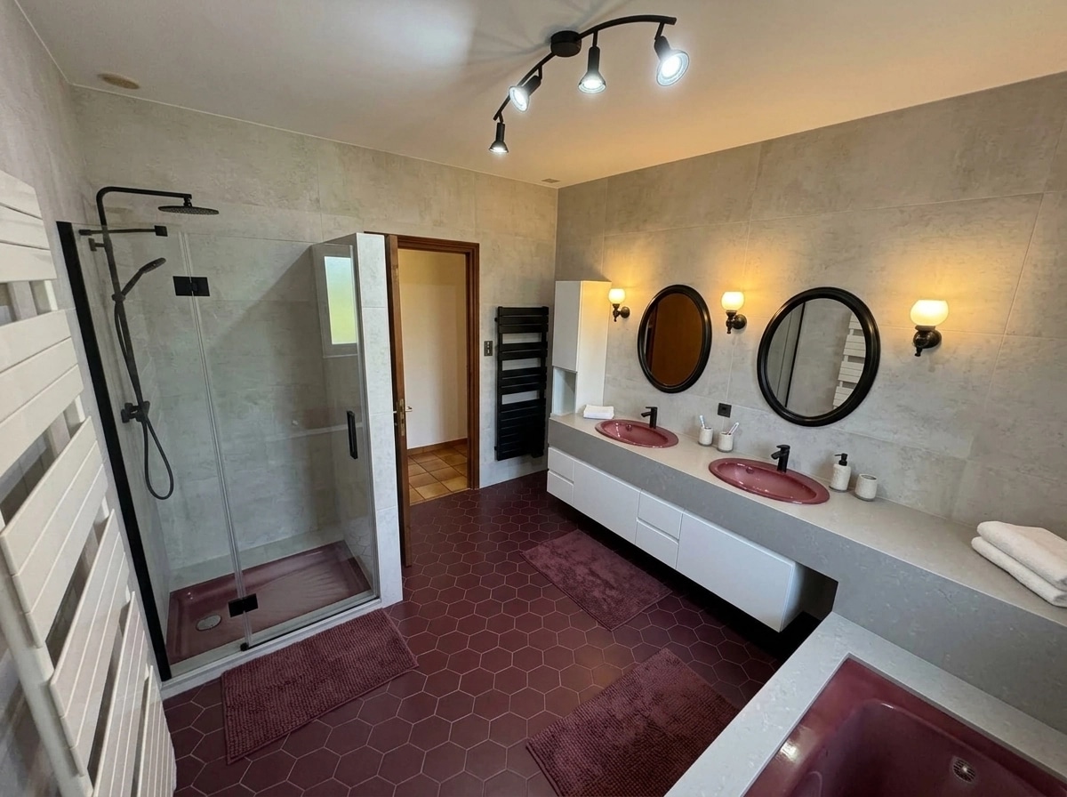Bathroom interior in Contemporary style — photo by GenRoom AI
