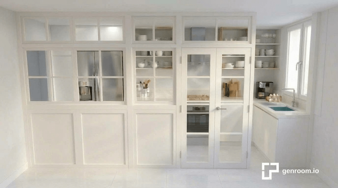 Kitchen interior in no_style style — photo by GenRoom AI