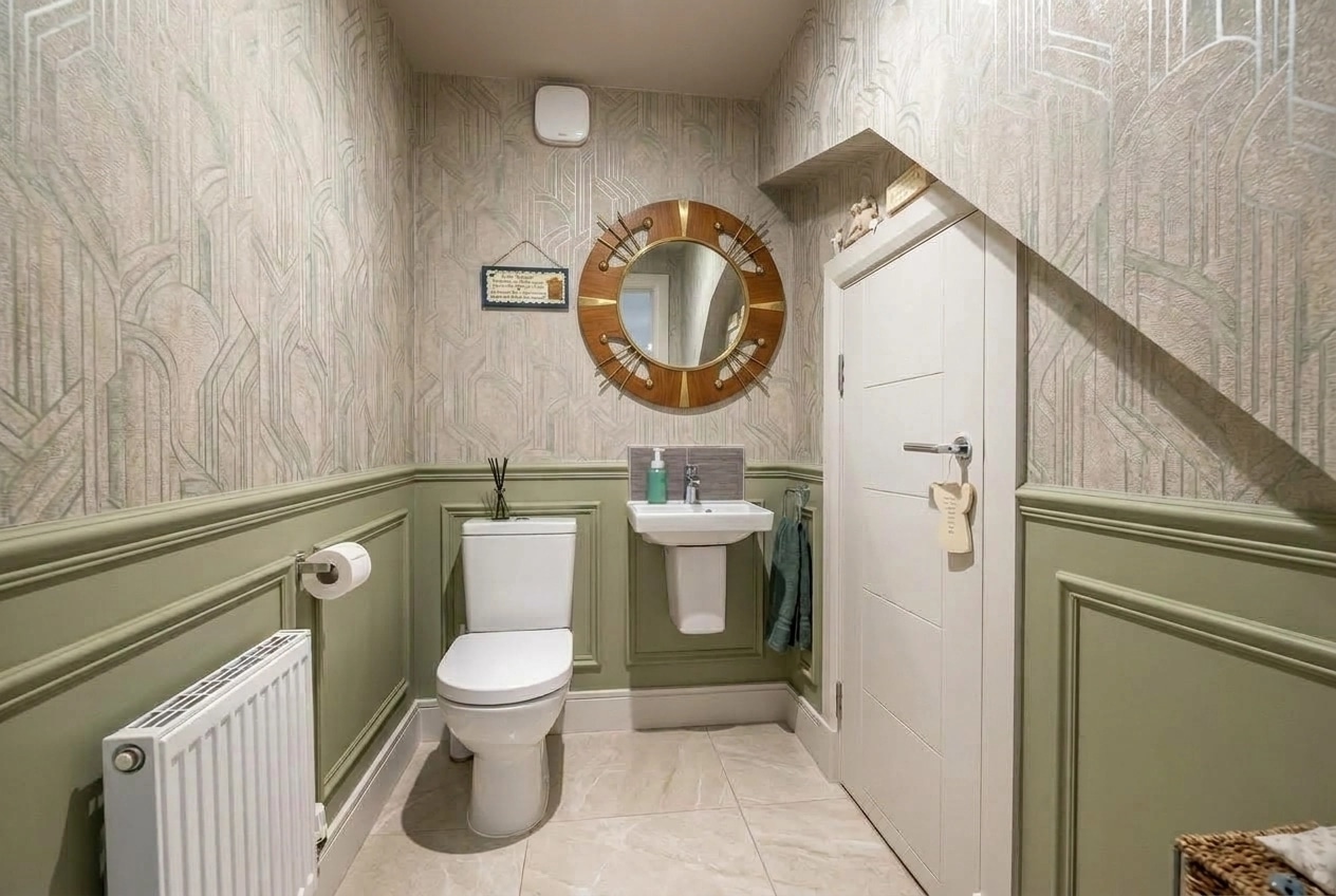 Bathroom interior in no_style style — photo by GenRoom AI