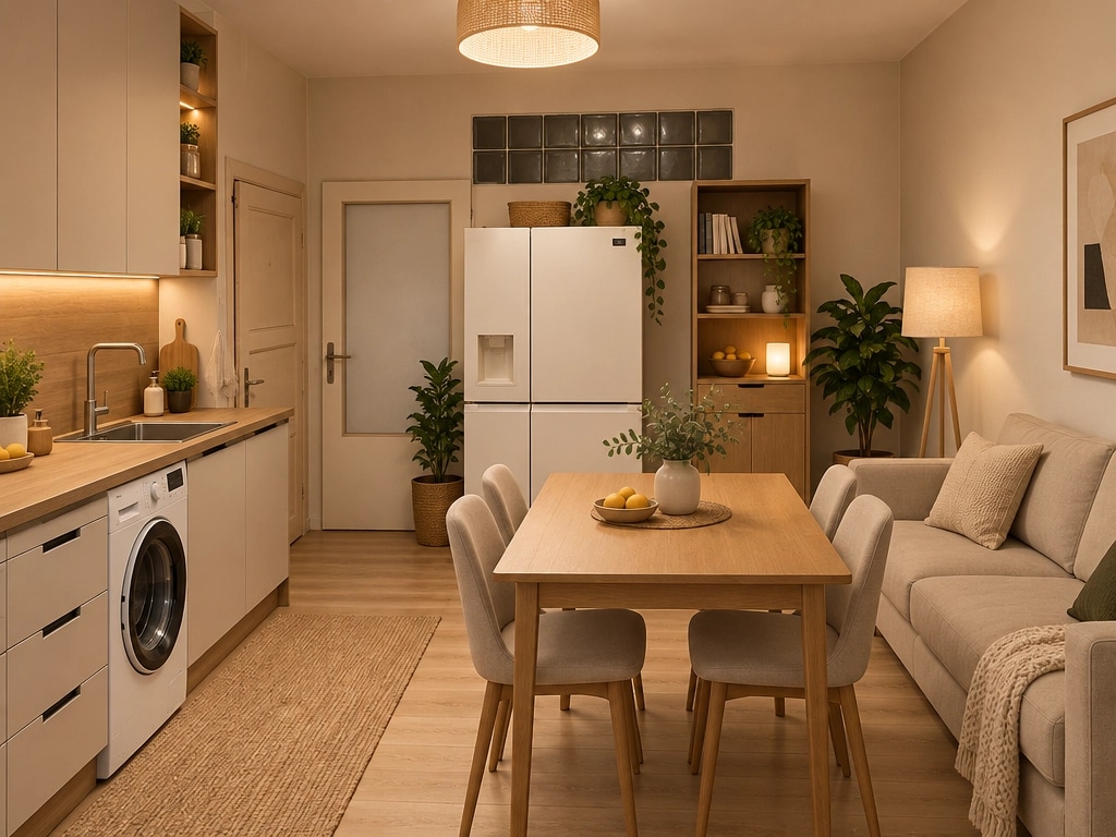 Kitchen interior in Contemporary style — photo by GenRoom AI