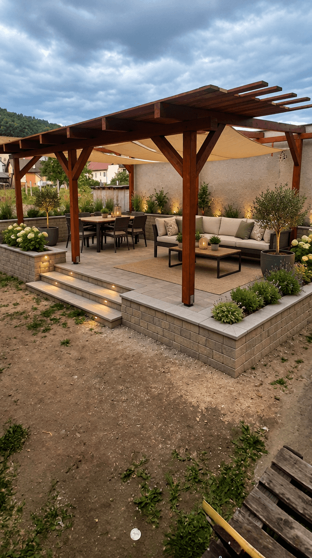 Yard design in no_style style — photo by GenRoom AI