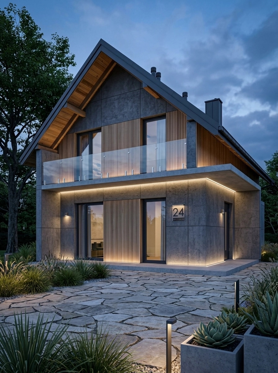 Contemporary Facade Facade design — facade photo by GenRoom AI