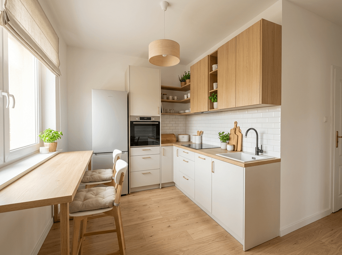 Interior design in Scandinavian style — Kitchen by GenRoom AI