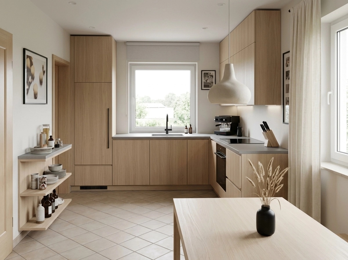 Minimalism Κουζίνα design — interior photo by GenRoom AI