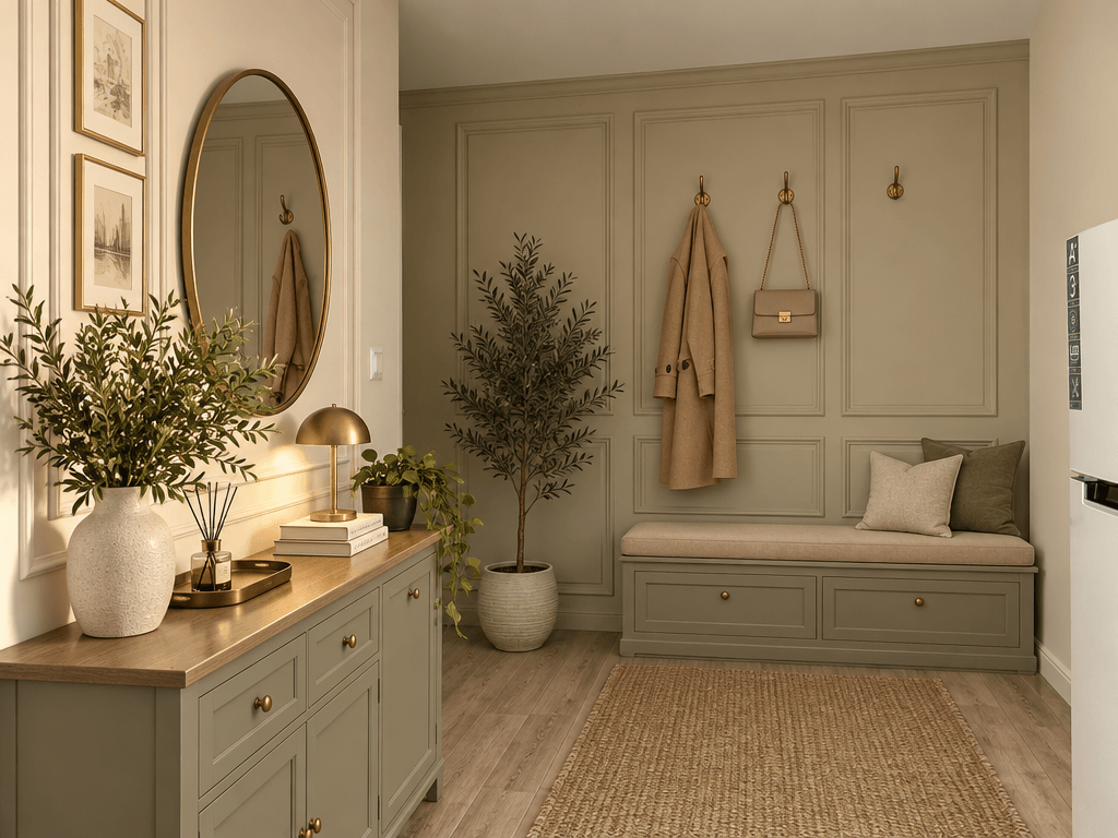 Neoclassic Hallway design — interior photo by GenRoom AI