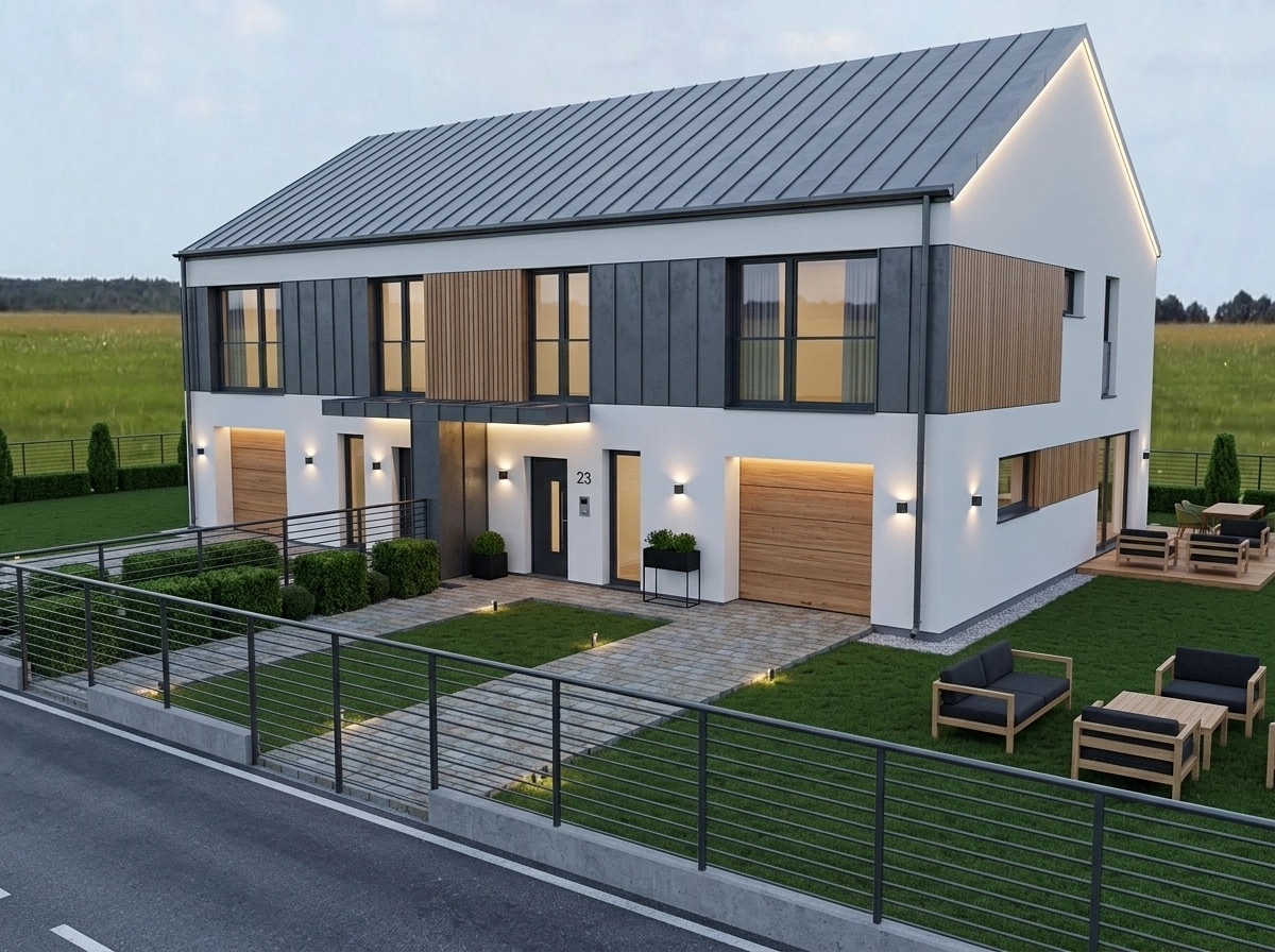 Scandinavian Facade Facade design — facade photo by GenRoom AI