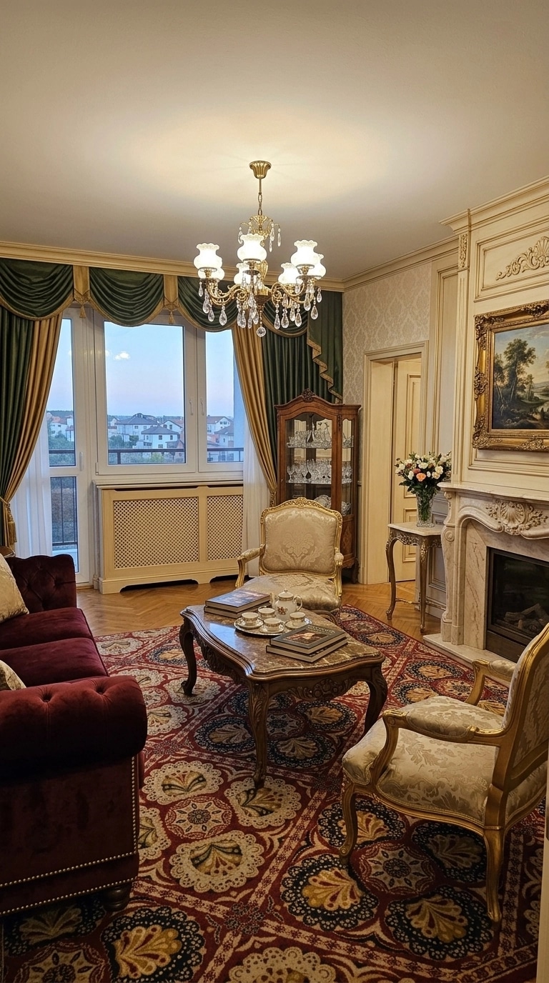 Diseño de interiores en estilo Classic — Salón por GenRoom AI
