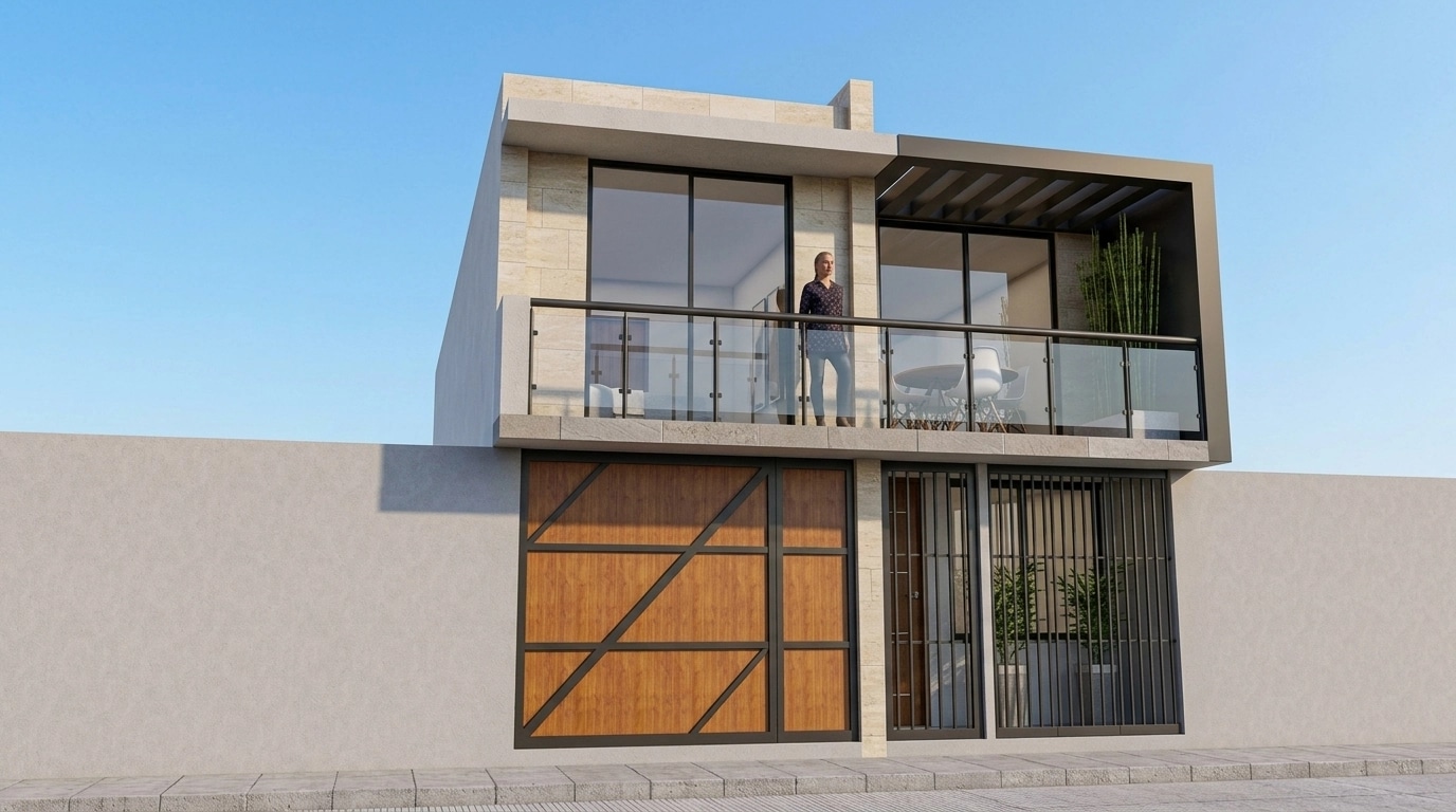 Contemporary Facade Facade design — facade photo by GenRoom AI