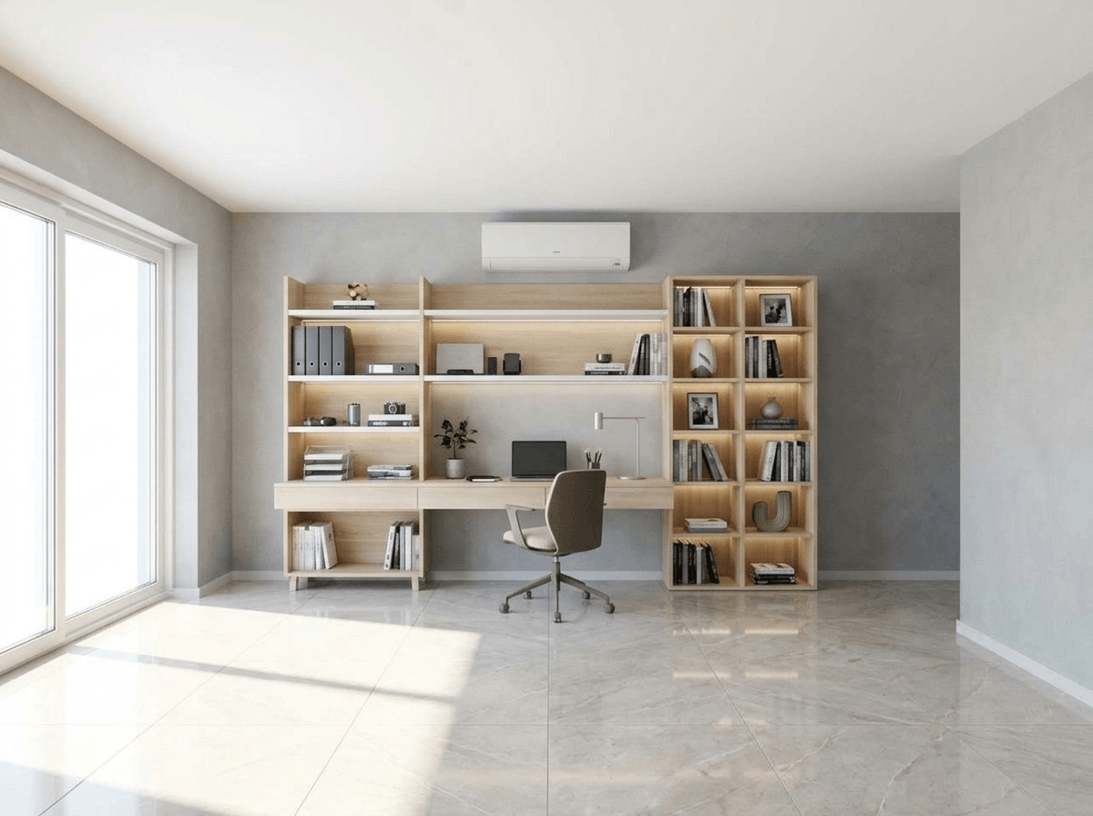 Office interior in no_style style — photo by GenRoom AI