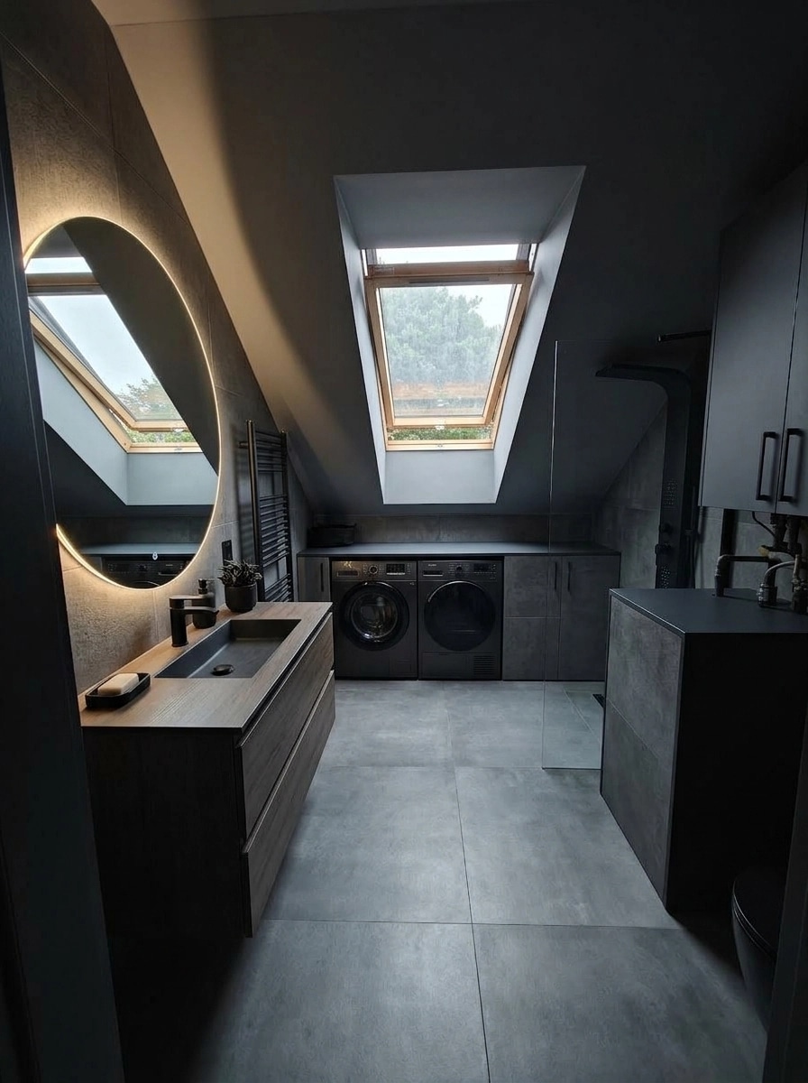 Bathroom interior in no_style style — photo by GenRoom AI