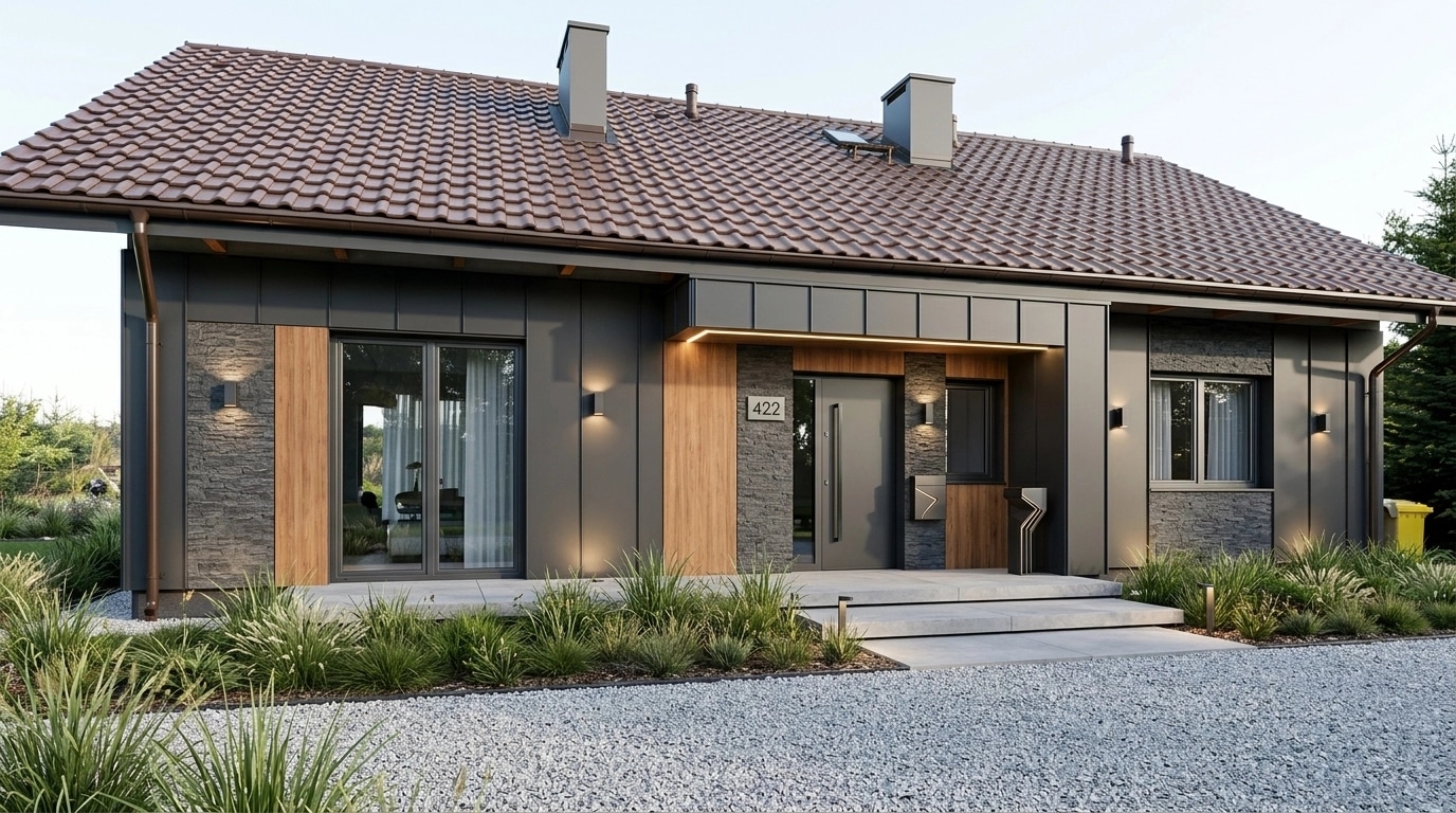 Contemporary Facade Facade design — facade photo by GenRoom AI