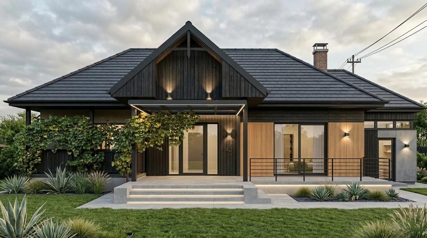 Contemporary Facade Facade design — facade photo by GenRoom AI