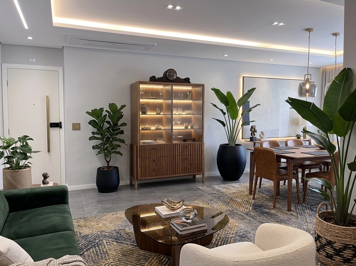 Interior design in Contemporary style — Living Room by GenRoom AI