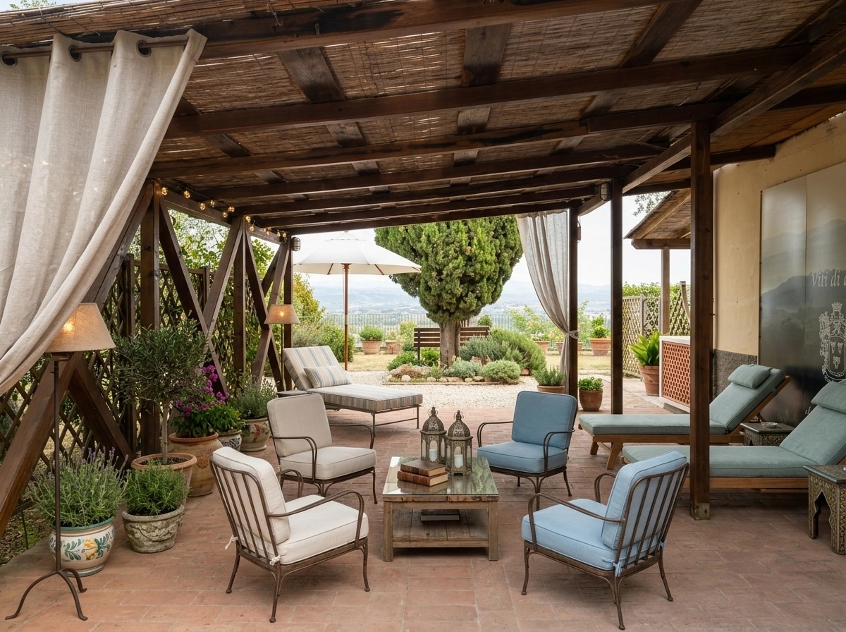 Mediterranean Yard Yard design — yard photo by GenRoom AI