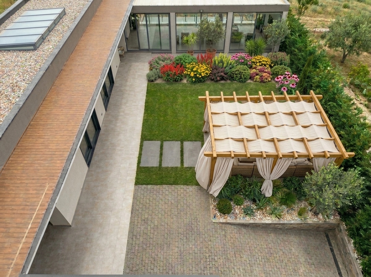 Contemporary Yard Yard design — yard photo by GenRoom AI