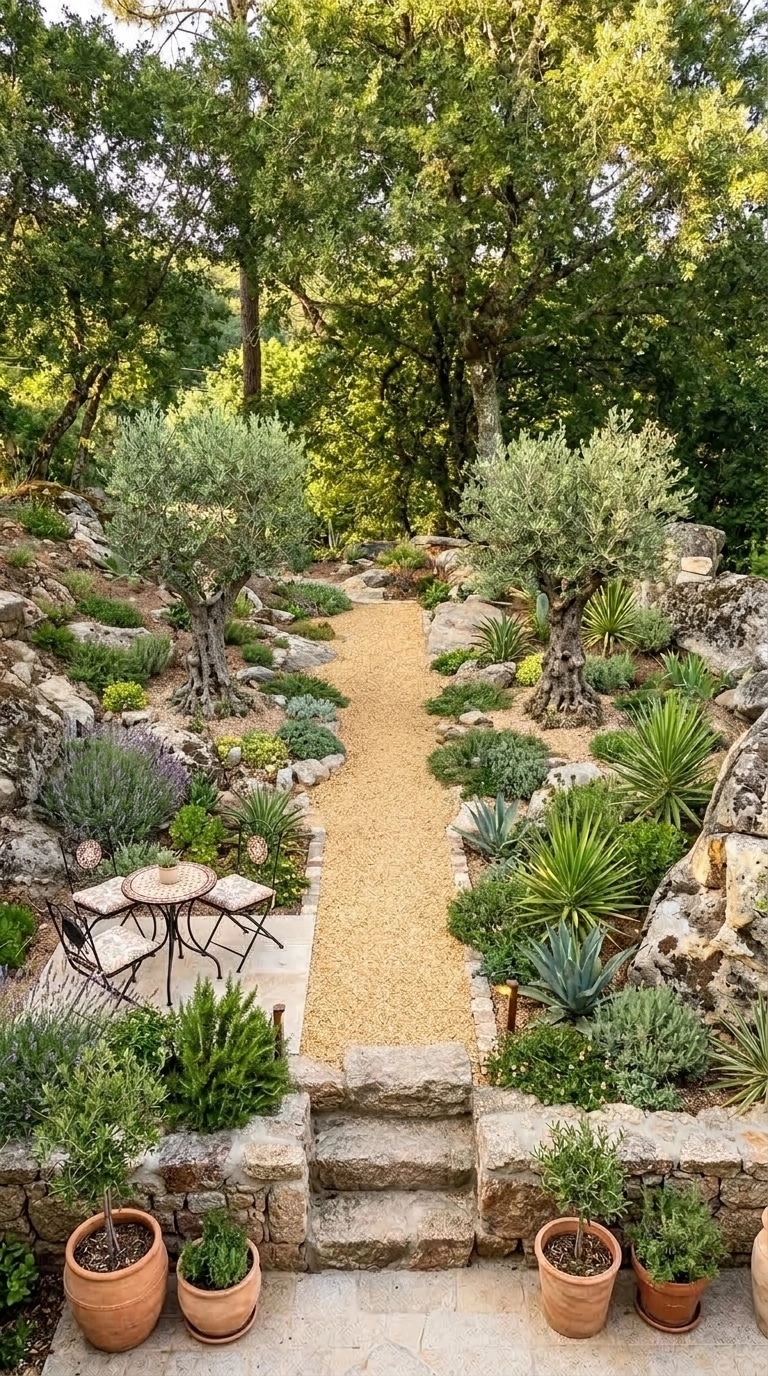 Mediterranean Yard Yard design — yard photo by GenRoom AI