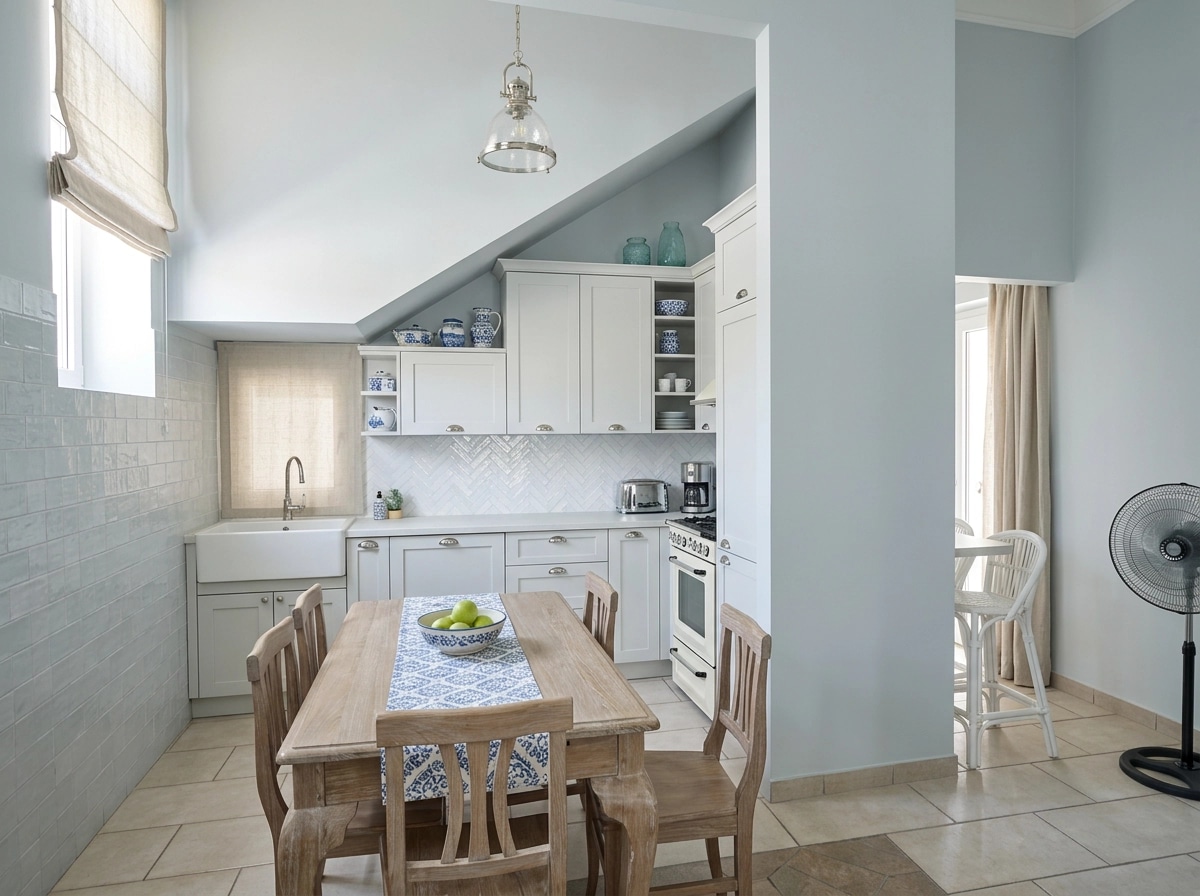 Coastal / Hamptons Kitchen design — interior photo by GenRoom AI